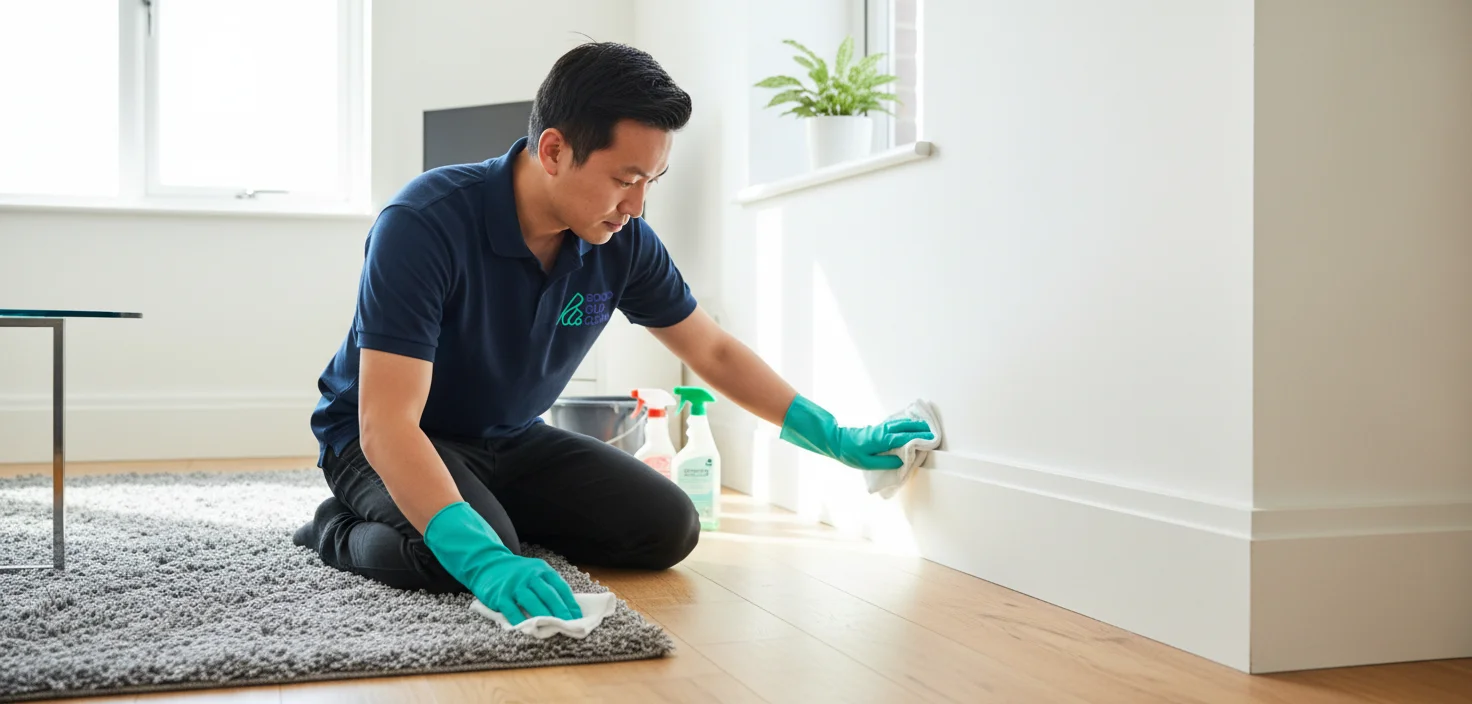 Professional deep cleaning service in Battersea - kitchen and bathroom