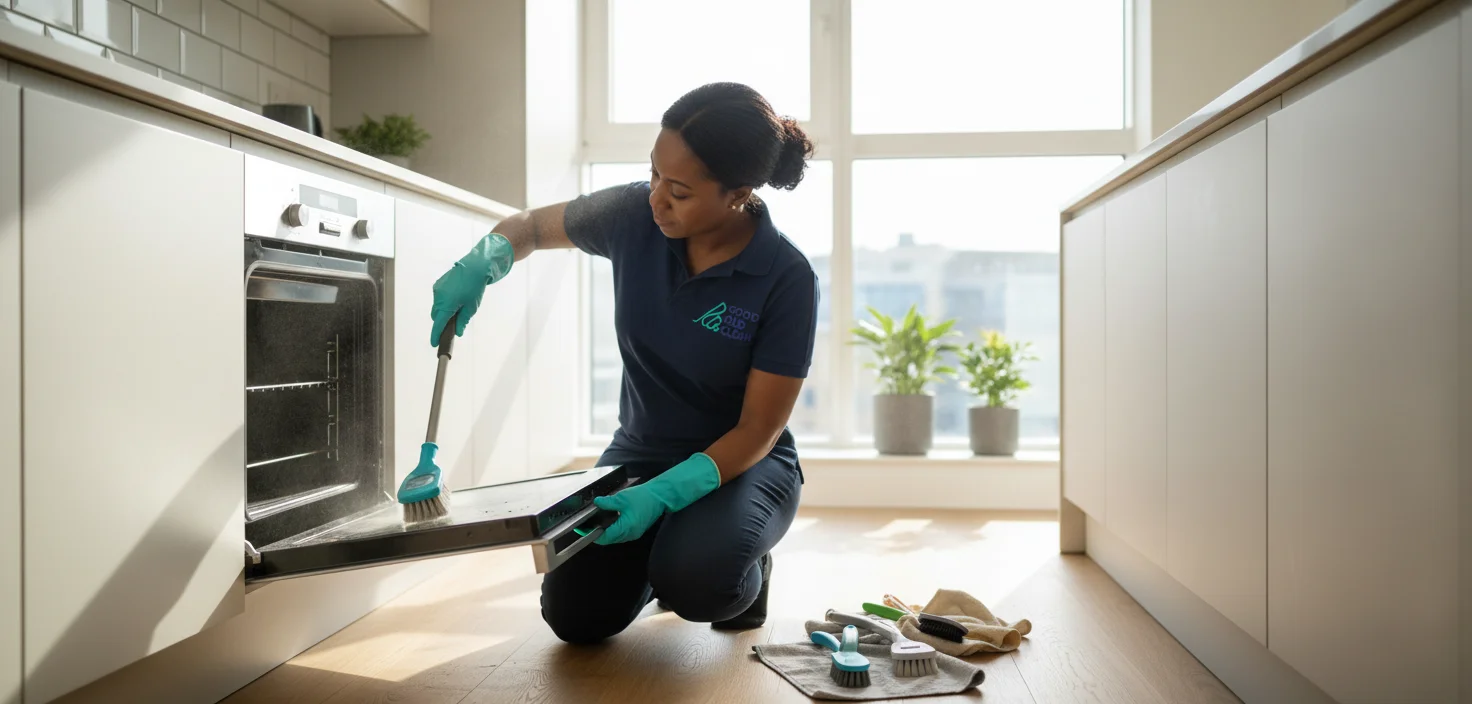 Professional deep cleaning service in Crossharbour - kitchen and bathroom