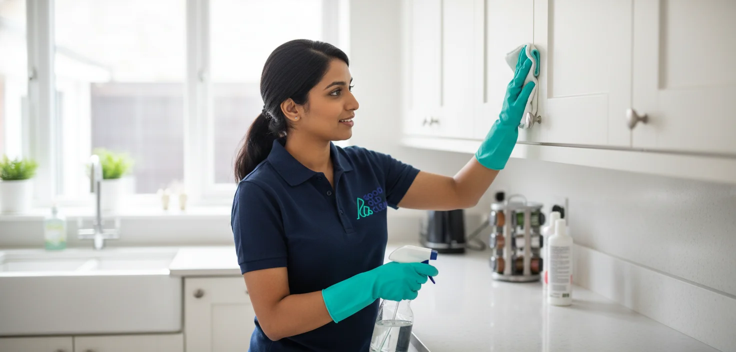 Professional deep cleaning service in Dagenham - kitchen and bathroom