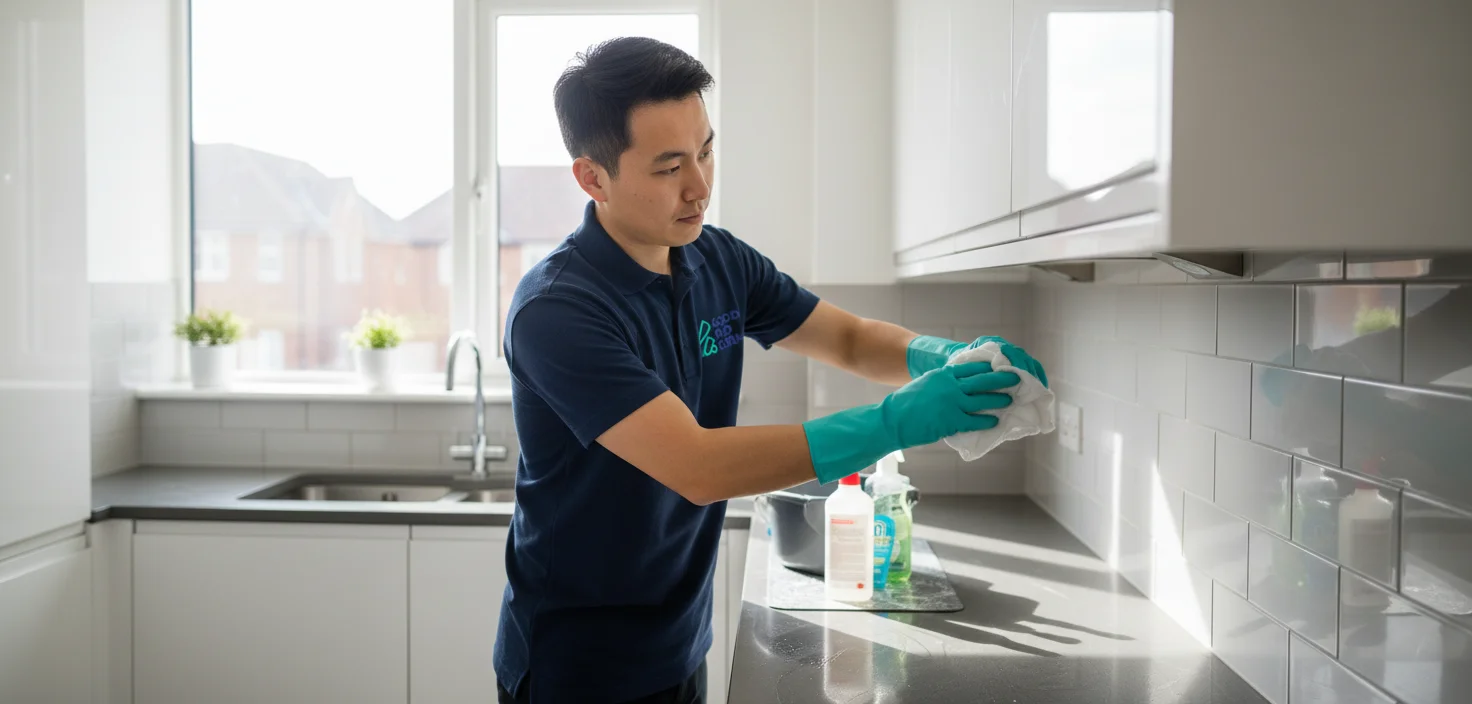 Professional deep cleaning service in Greenford - kitchen and bathroom