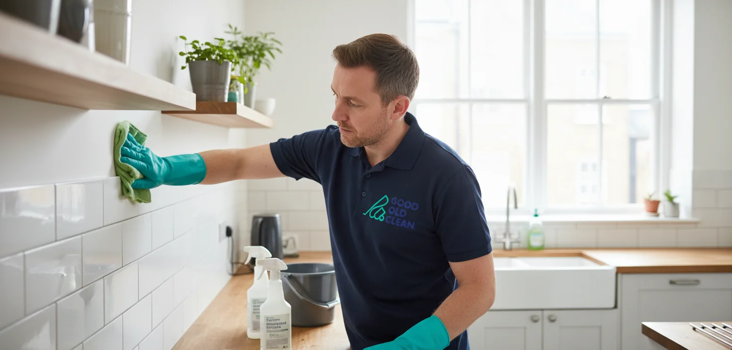 Professional deep cleaning service in Hackney - kitchen and bathroom