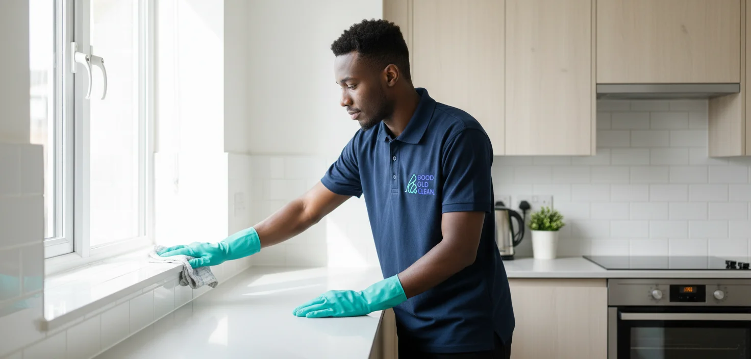 Professional deep cleaning service in Victoria - kitchen and bathroom