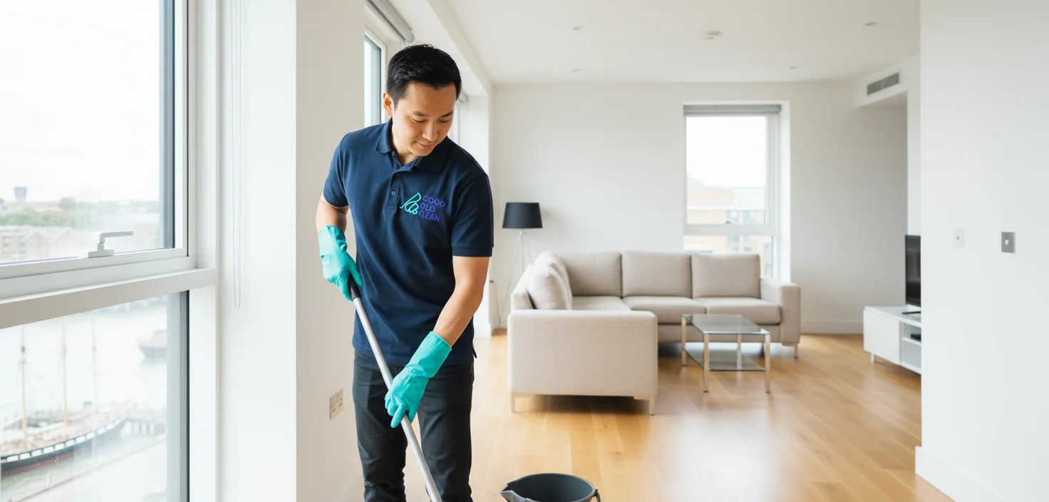 Professional deep cleaning service in Cutty Sark - kitchen and bathroom