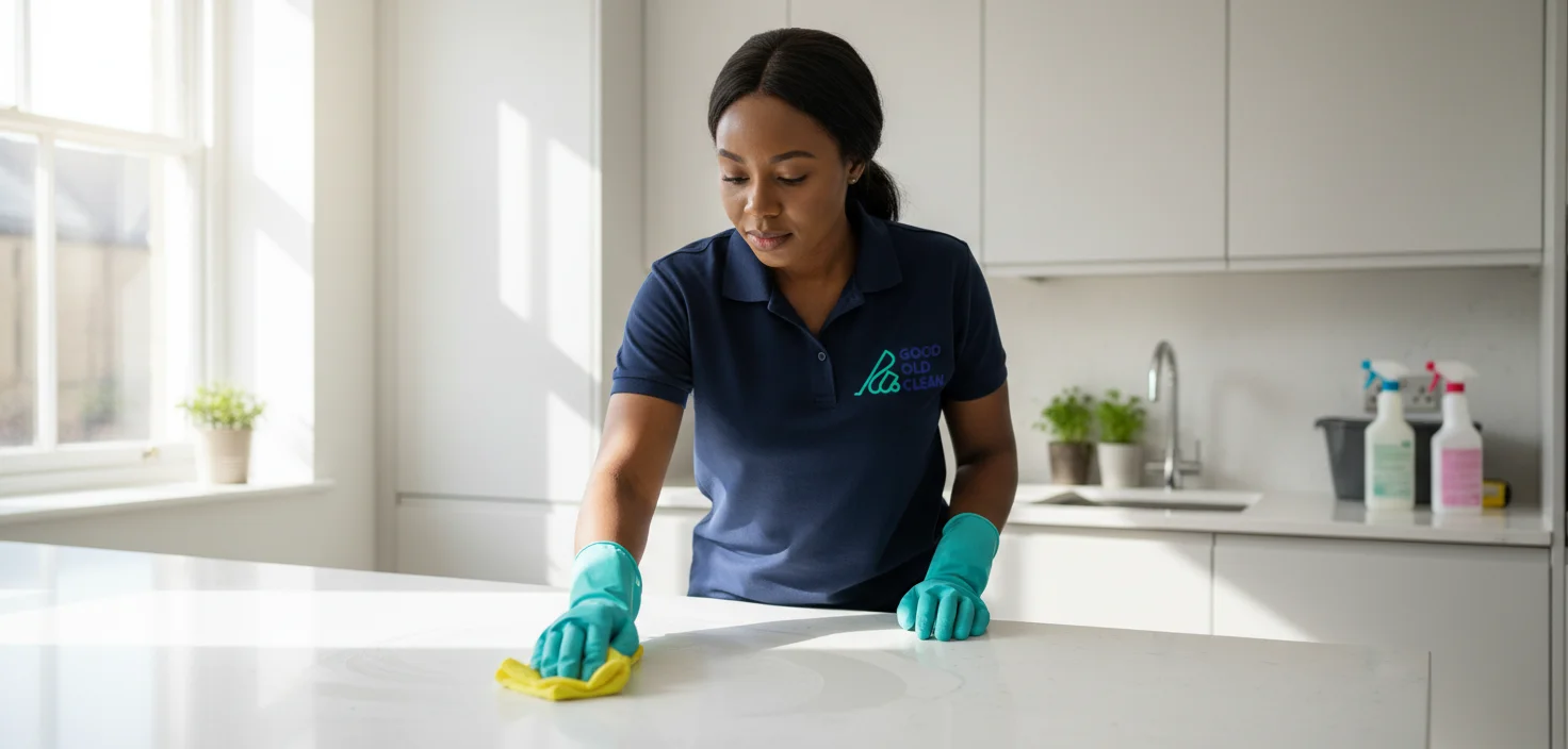 Professional deep cleaning service in Farringdon - kitchen and bathroom
