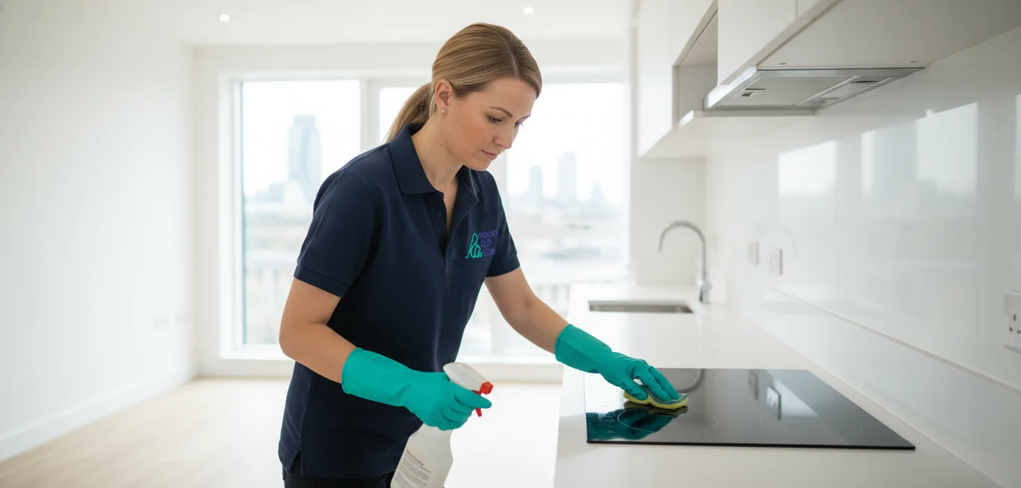 Professional deep cleaning service in Wimbledon - kitchen and bathroom