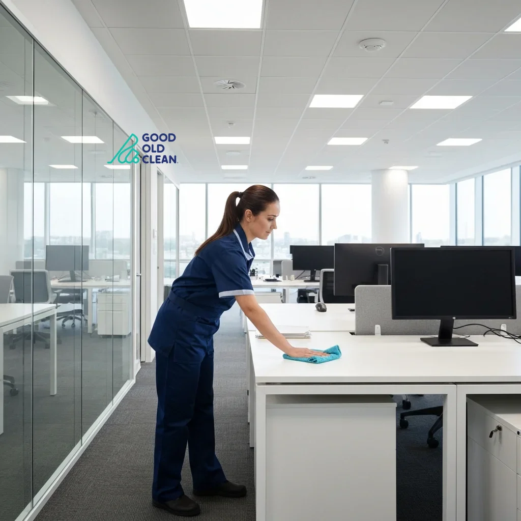 Professional office cleaning services in Euston - commercial workspace cleaning